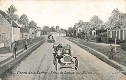 CPA Sport - Circuit De La Sarthe - Sortie De Sceaux Sur Huisne - Course Automobile - Autres & Non Classés