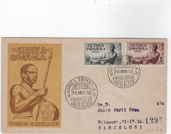 Guinee Espagnole / Spanish Guinea FDC 1952 - Guinea Española