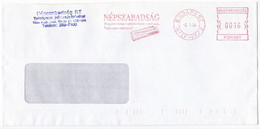 K351 Hungary 1996 Red Meter Stamp With Slogan NÉPSZABADSÁG Budapest LF /Daily Newspaper/ - Timbres De Distributeurs [ATM]