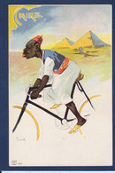 CPA EGYPTE Rossetti Illustrateur Vélo Cycle Bicyclette Art Nouveau Non Circulé Le Caire Egypte - Sonstige & Ohne Zuordnung