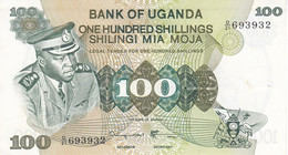 BILLETE DE UGANDA DE 100 SHILLINGS DEL AÑO 1973 SIN CIRCULAR (UNC) (BANKNOTE) - Ouganda