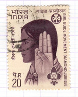 IND+ Indien 1970 Mi 516 Pfadfinderin - Gebraucht