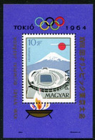 HUNGARY 1964 Tokyo Olympic Games Block MNH / **.  Michel  Block 43A - Ongebruikt