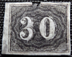 Timbre Du Brésil 1850 Value Stamps Stampworld N° 13 - Gebraucht