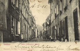 Canada, QUEBEC, Little Champlain Street (1905) Postcard - Québec - La Cité