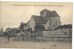 71    BOURBON - LANCY   EGLISE - NAZAIRE  MONUMENT  HISTORIQUE - Autres & Non Classés