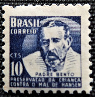 Timbre Taxe Du Brésil 1954 Fight Against Leprosy  Stampworld N° 5 Neuf Sans Charnière - Strafport