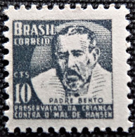 Timbre Taxe Du Brésil 1963 Fight Against Leprosy   Stampworld N° 11 Neuf Sans Charnière - Impuestos