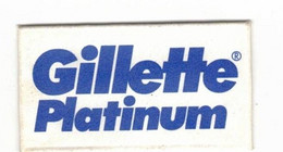 LAMETTA DA BARBA - GILLETTE PLATINUM - Lames De Rasoir