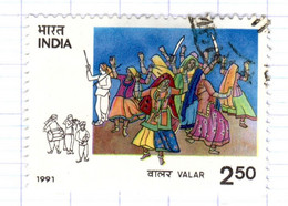 IND+ Indien 1991 Mi 1298 Tänzerinnen - Used Stamps