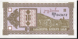 Georgia New  10 Lari  1993 UNC - Georgië