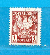 (Us.5) POLONIA ° - TAXE - 1980 -  Yv. 146 .  Oblitéré Come Scansione - Strafport