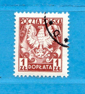(Us.5) POLONIA ° - SEGNATASSE - TAXE - 1980 -  Yv. 146 .  Oblitéré Come Scansione - Postage Due