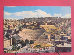 Visuel Très Peu Courant - Jordanie - Roman Theatre Amman - Beaux Timbres - R/verso - Jordanie