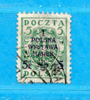 (Us.5) POLONIA ° -  1919 -  Yv. 201 .  Oblitéré Come Scansione - Used Stamps