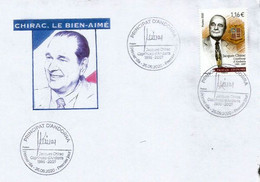 Homenaje A Jacques Chirac, Presidente Y Copríncipe De Andorra. FDC Andorra La Vella. 2020.  AND.FR - Storia Postale