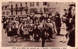 BGJ 44905    NICE  - FETE DU 11 MARS 1934 ORGANISEE POUR LA MAISON PYRENEENNE - Autres & Non Classés