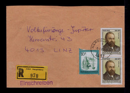 Sp9421 AUTRICHE Ernst Mach (Brno, 1838-1916) Physicist Man Cientist Philosopher Sailing Boats Mailed LINZ - Ecrivains