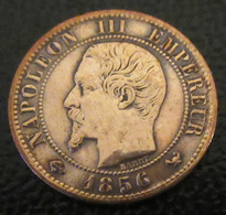 France - Monnaie 1 Centime Napoléon III 1856 W (Lille) - 1 Centime