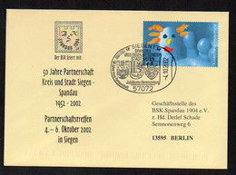 Germany - 2002- Special Postmark - (1SDS047) - Covers & Documents
