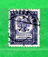 (Us.5) POLONIA ° -  SERVICE - 1935 -  Yv. 19 .  Oblitéré Come Scansione - Officials