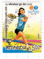 IND+ Indien 2008 Mi 2300 Tennisspielerin - Used Stamps