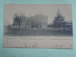 102-12-30     HERCK-LA-VILLE   Pensionnat Des Religieuses Ursilines  Vue Panoramique  ( Hiver 1903 ) - Herk-de-Stad