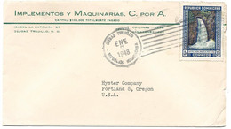 29 - 60 - Enveloppe Envoyée De Cuidad Trujillo Aux USA 1948 - Dominikanische Rep.