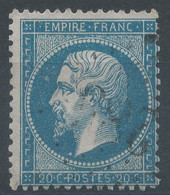 Lot N°71192   N°22, Oblitéré GC 285 Bagnols-sur-Sèze, Gard (29), Indice 3 - 1862 Napoleon III