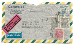 29 - 64 - Enveloppe Exprès Envoyée De Rio à Genève 1952 - Briefe U. Dokumente