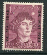 GENERAL GOVERNMENT 1943 Copernicus 400th Anniversary  MNH / **   Michel 104 - Governo Generale