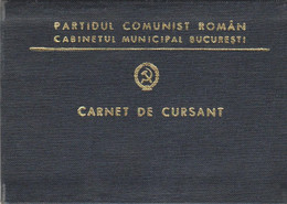 Romania - PCR - Cabinetul Municipal Bucuresti - Carnet De Cursant - Diploma & School Reports