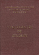 Romania - Legitimatie De Student Universitatea FOLCAR Bucuresti - Diploma & School Reports