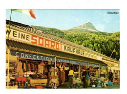 Werbekarte Soardi Market 1982 Südtirol Grenze Reschen Italien - Autres & Non Classés