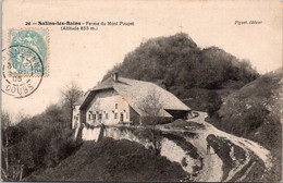(4 M 20) VERY OLD - FRANCE - B/w - Posted 1905 Re-directed - Salins-les-Brains (ferme Du Mont Poupet) - Fermes