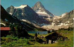 Canada Banff Canadian Rockies Mount Assinibone And Lake Magog - Banff