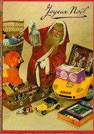 Joyeux Noel        Pere Noel  Et Jouets  Voitures - Santa Claus