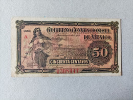 Billete De México De 50 Centavos, Año 1915, Serie A - Mexiko