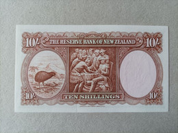 Billete De Nueva Zelanda De 10 Shiling, Año 1967, UNC - New Zealand