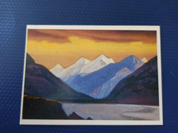 Nicholas Roerich - "Himalayas" -  HIMALAYA - Tibet -  - Old USSR PC 1980s - Tíbet