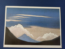 Nicholas Roerich - "Himalayas" -  HIMALAYA - Tibet -  - Old USSR PC 1980s - Tibet