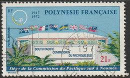 French Polynesia 1972 Sc C85  Air Post Used - Gebruikt