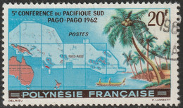 French Polynesia 1962 Sc 198  Used - Gebruikt