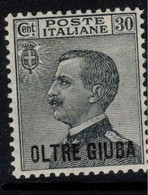 JUBALAND 1925 30c Grey SG 40 HM #ARJ13 - Oltre Giuba