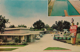 3060 – Sacramento California – Motel De Ville – Old Cars Voitures – VG Condition – 2 Scans - Sonstige & Ohne Zuordnung