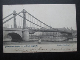 CP BELGIQUE (V2210) JEMEPPE SUR MEUSE (2 Vues) Le Port Suspendu - Jos Massillon Editeur Jemeppe - 1902 - Seraing