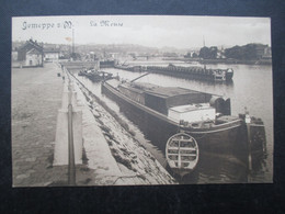 CP BELGIQUE (V2210) JEMEPPE SUR MEUSE (2 Vues) La Meuse - Jos Massillon Editeur Jemeppe - Péniche - Seraing