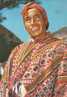 PERU - PISAC - INDIAN DRESSED WITH PONCHO - ED. FAWCETT AIRLINES - 1974 - Amerika