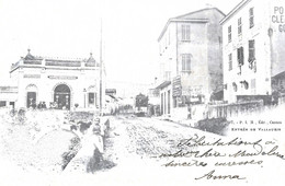 VALLAURIS Entrée De La Ville - (Tramway, Poterie-Manufacture Delphin Massier à Gauche, - Vallauris