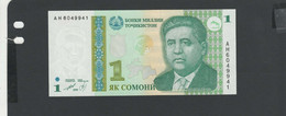 TADJIKISTAN - Billet 1 Sonomi 1999 NEUF/UNC Pick.14A - Tadjikistan